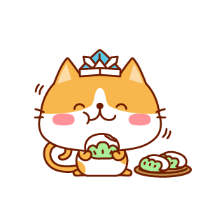 柏餅を食べる – 元気な子猫のこどもの日